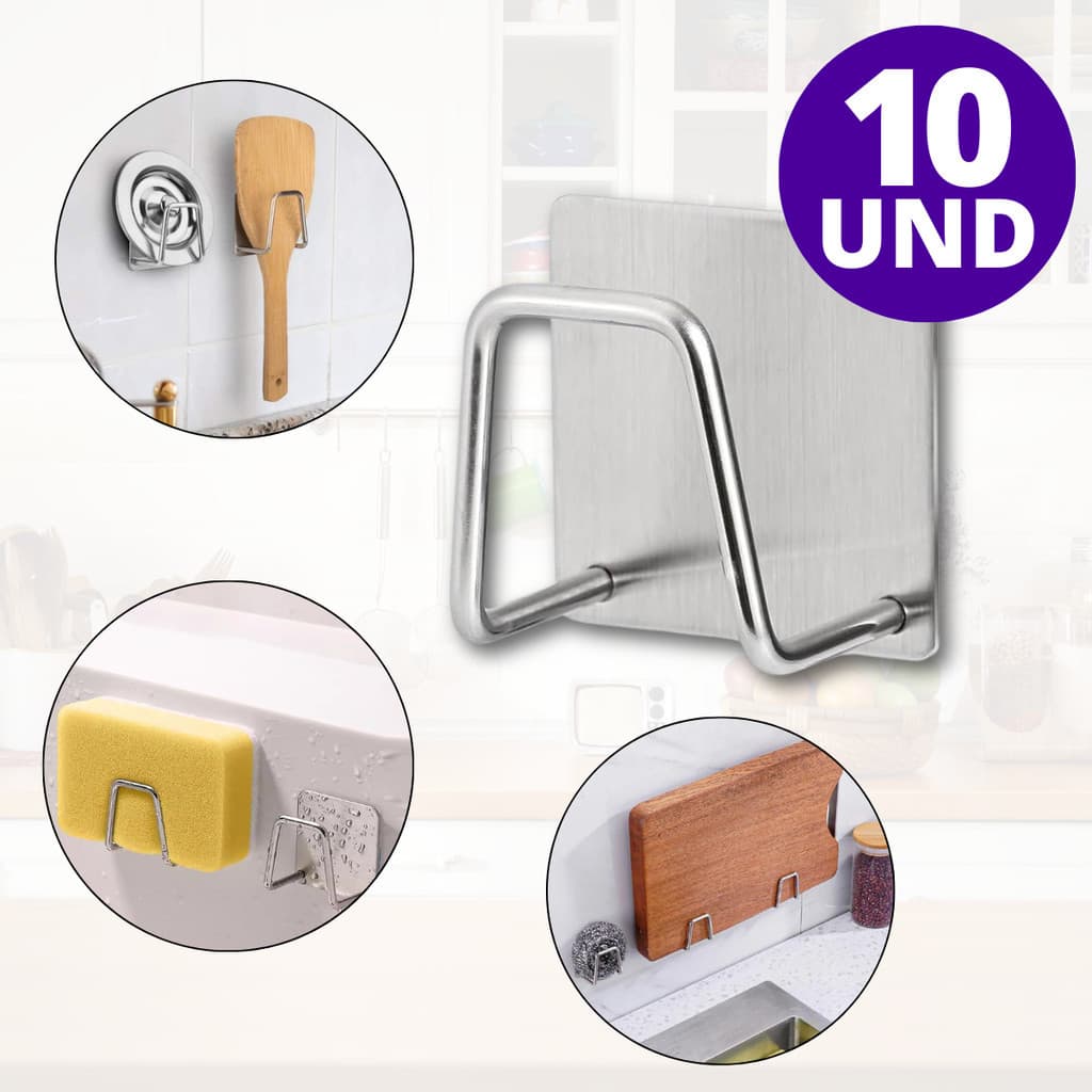 Suporte Porta Esponja Bucha De Pia Multifuncional Organizador De Utensílios - Escolha Seu Kit