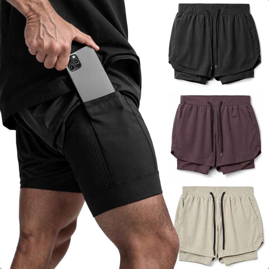 Short Fitness 2 em 1 Pro Speed Hyper C/Lycra Interna