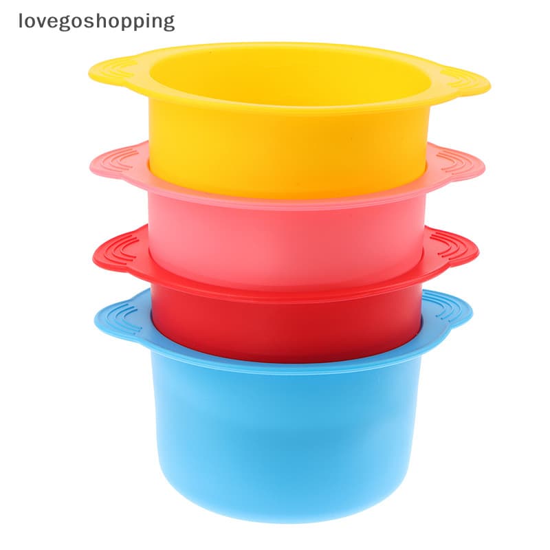 lovegoshopping.br Silicone Bowls Hair Removal Wax Warmer + Stirring Stick Non-Stick Pan Beauty BR
