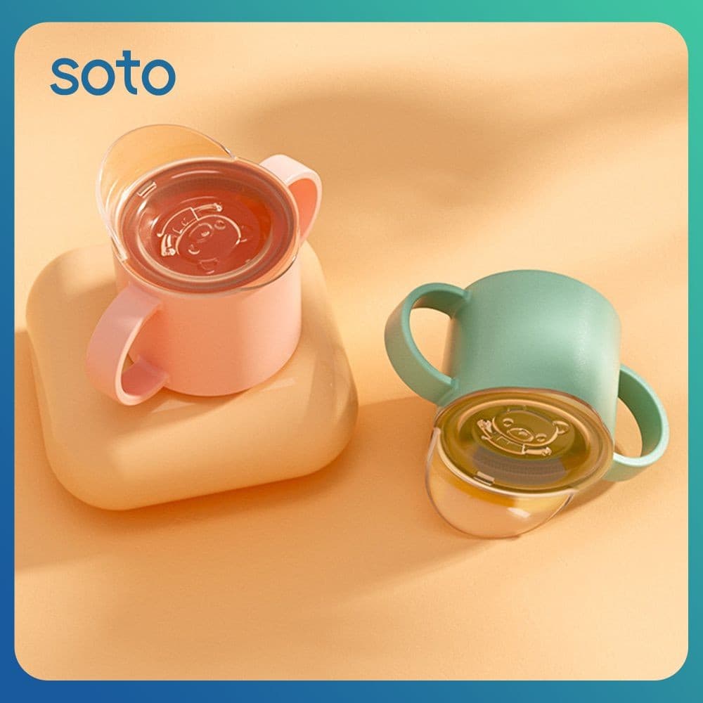 SOTO 150ml Baby Direct Copo Para Beber Crianças Aprendem A Beber Leite Copo Boca Oblíqua Crianças Beber Água Copo Resistente A Quedas