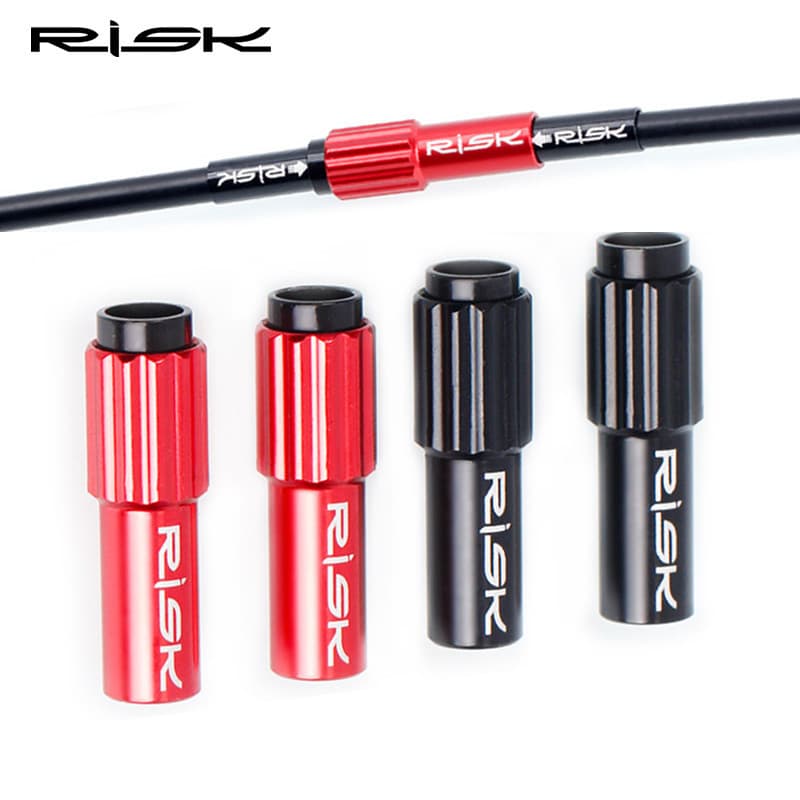 Parafuso Ajustador De Cabo De Bicicleta RISK Para Conexão De Linha De Carcaça De Mudança/Freio