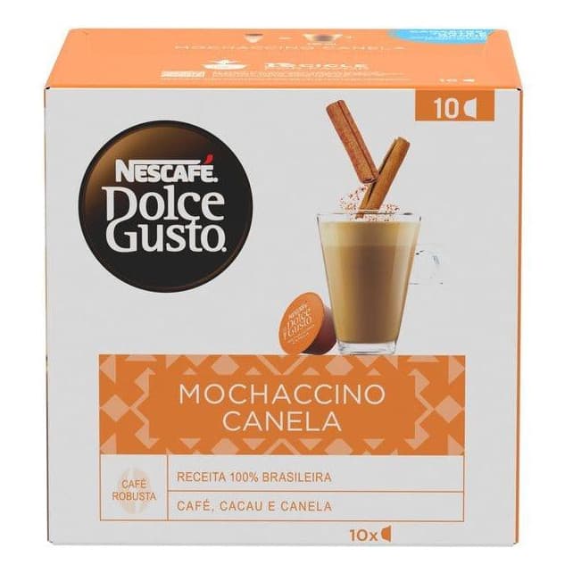 Café Cápsula Nescafé Dolce Gusto Mochaccino Canela 10 Cap - Unidade 1