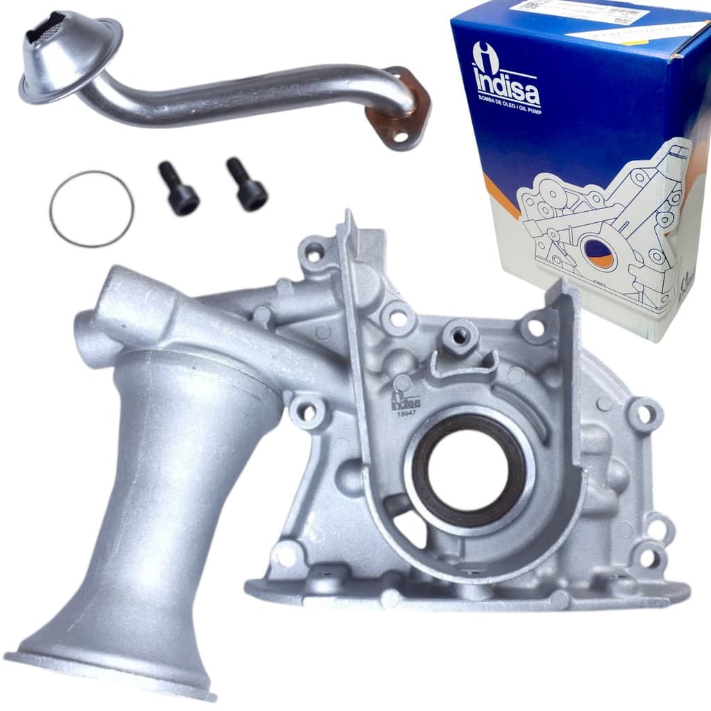 Bomba De Oleo Completa Indisa Para Peugeot 206 1.0 16v 2001 A 2006 Com Pescador E Retentor
