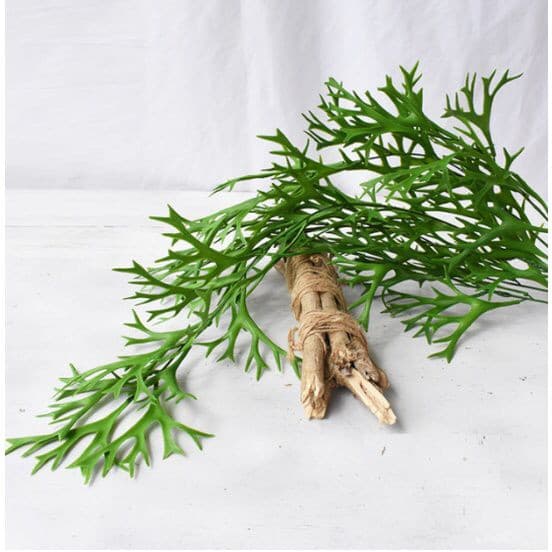 Planta Artificial Pendente Chifre De Veado Premium Enfeite Decorativas