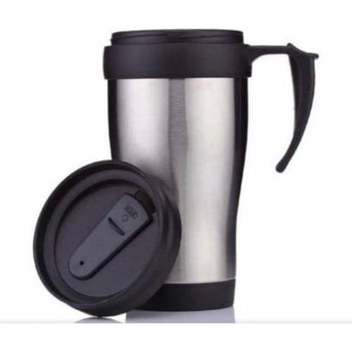 L&t Caneca Copo Termico Inox Com Tampa Linha Premium 450ml Liso