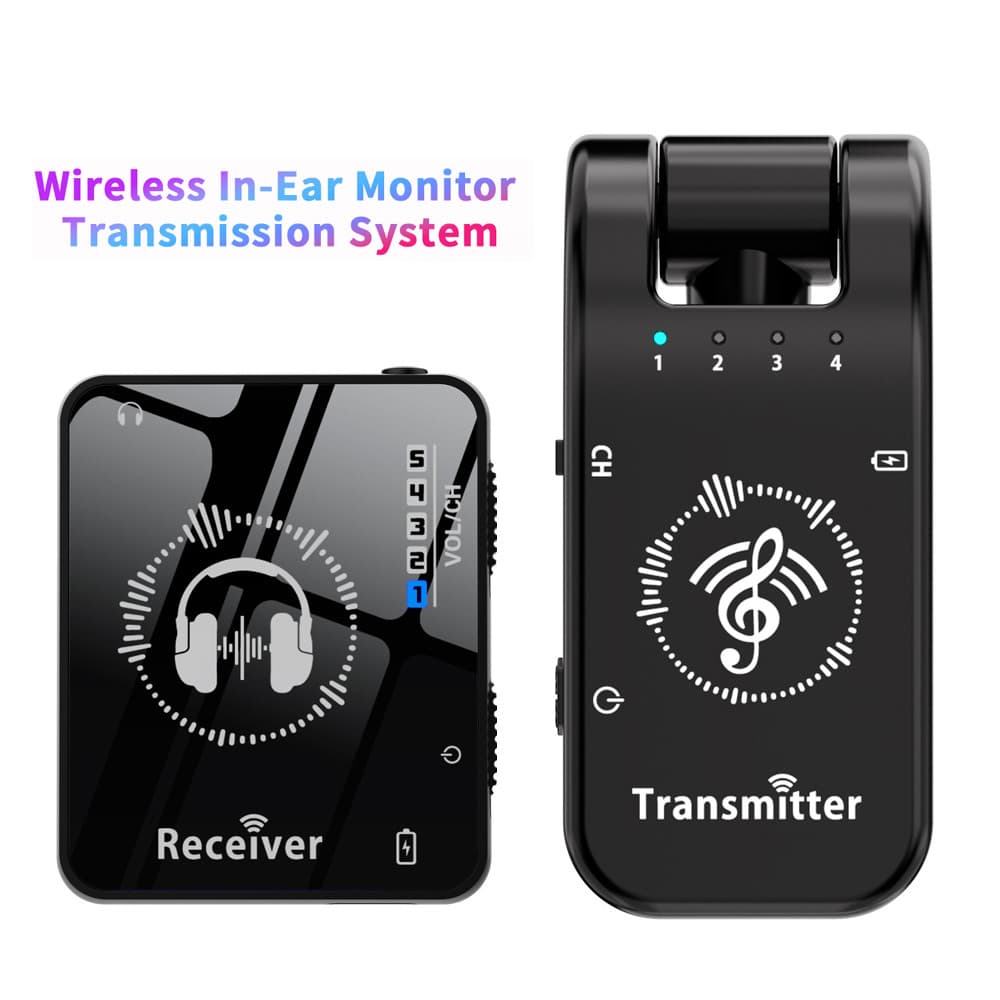 Receptor Transmissor De Retorno De Monitor De Palco Sem Fio Sistema Monitor Intra-auricular Para Performance