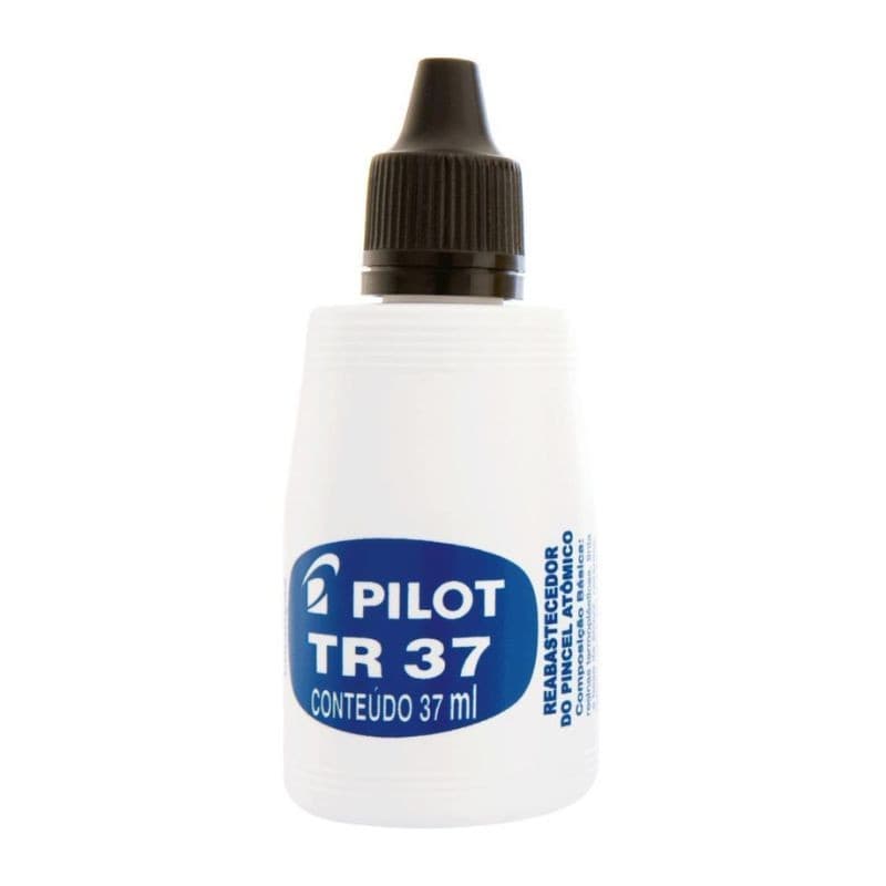 Tinta Reabastecedora de Pincel Atômico Preto TR37 37ml Pilot