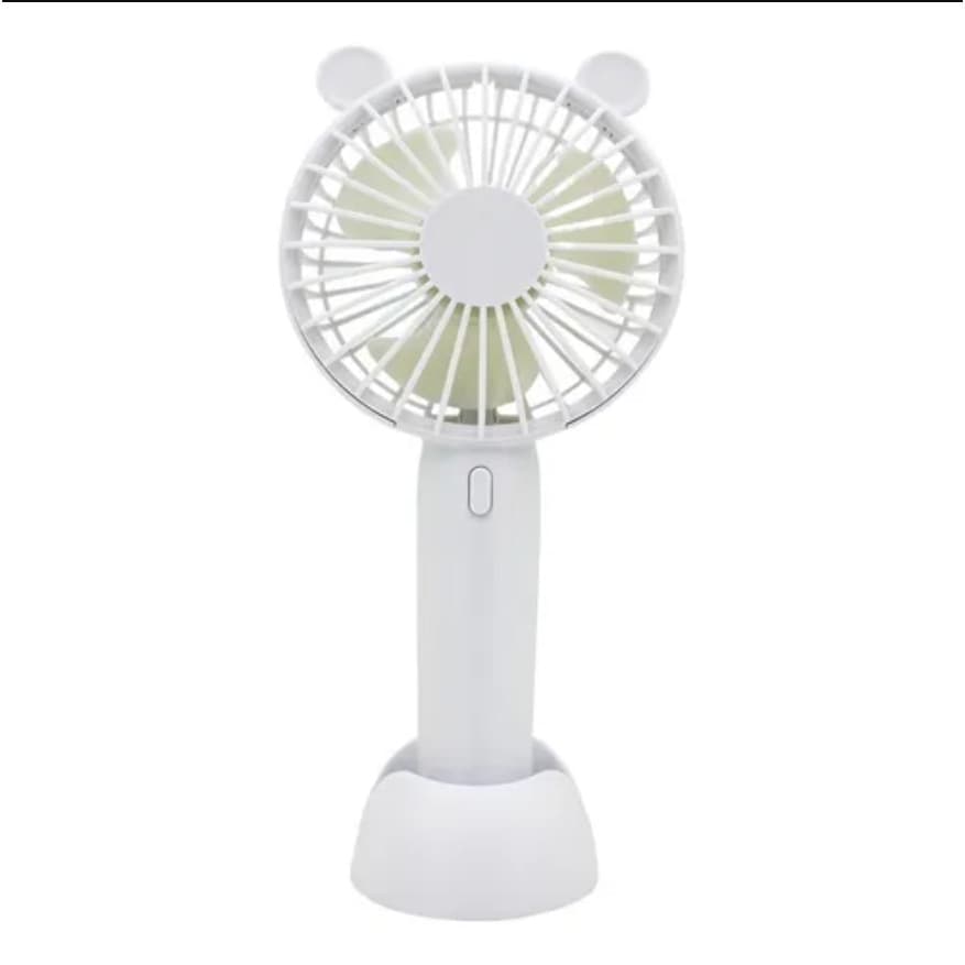 Mini Ventilador Recarregável Portátil De Mão Mesa Usb Pilha 3 velocidades _ Shoyyi#_#