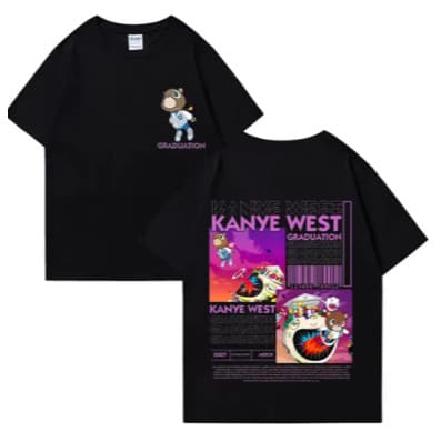 Camiseta Kanye West Adulto/Infantil Lançamento Camiseta Em Algodao TrendBox mania