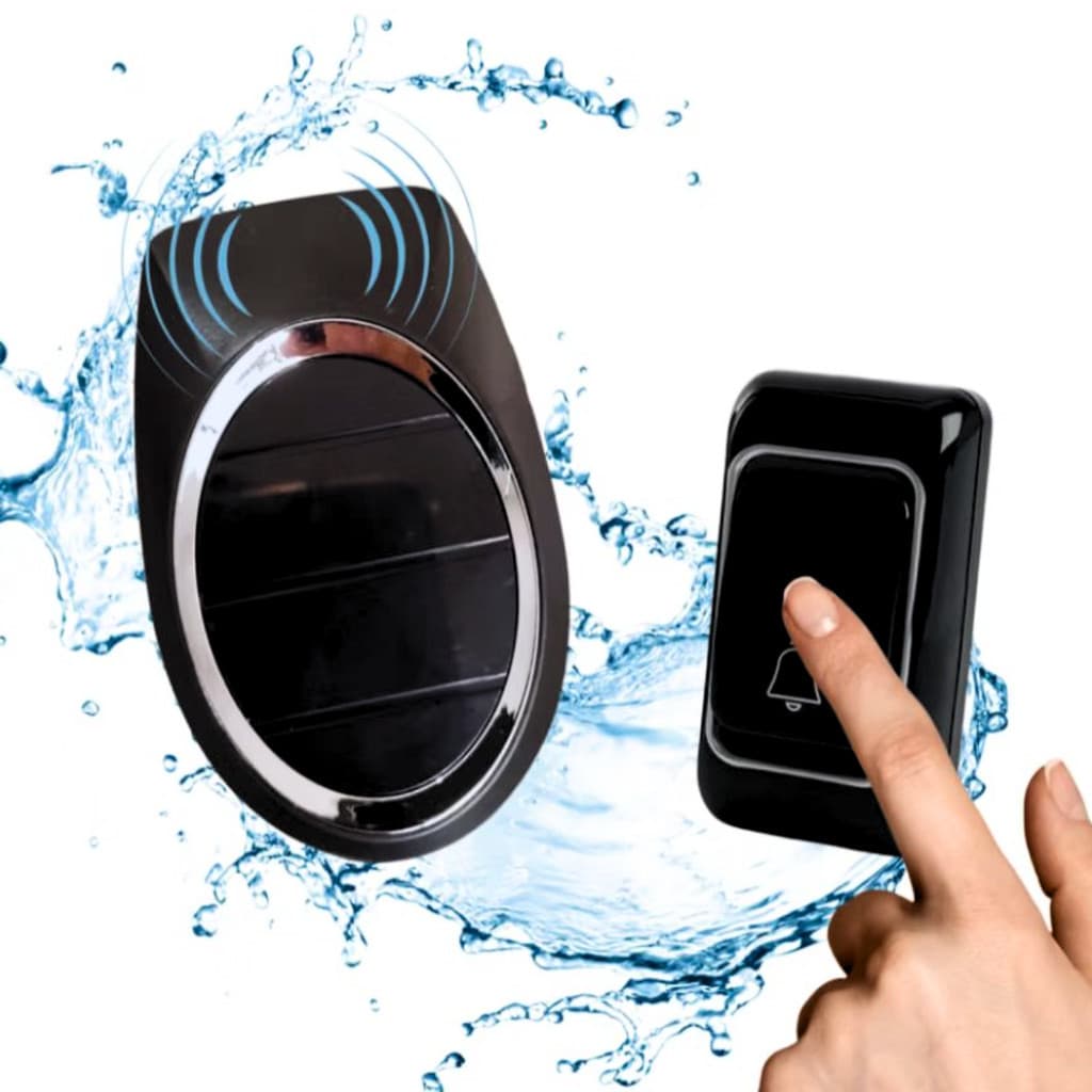 Campainha Residencial Sem Fio Som Musica Wireless Alcance de 100 Metros Resistente a Água Bivolt