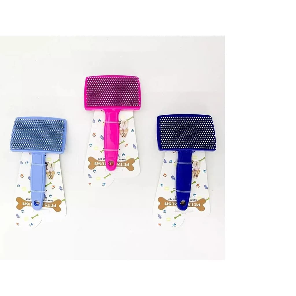 Escova Rasqueadeira Massageadora para Cães e Gatos – Ideal para Penteado e Cuidados com o Pelo