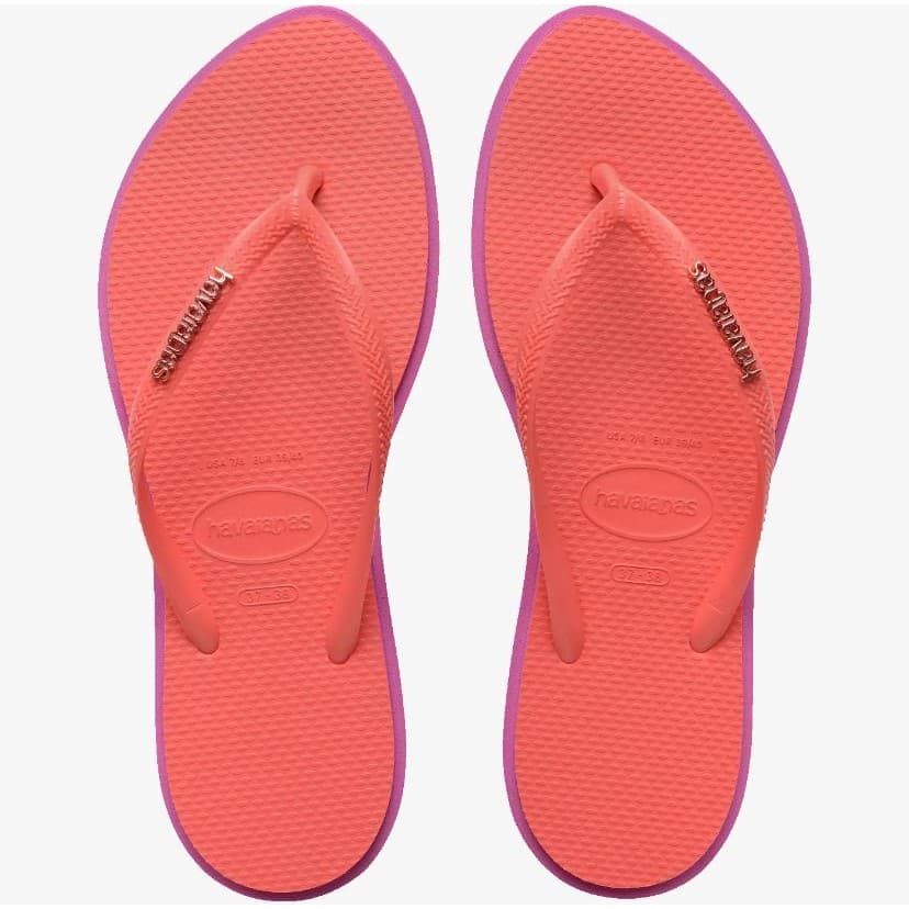 Chinelo Slim Point Rosa Gum Havaianas