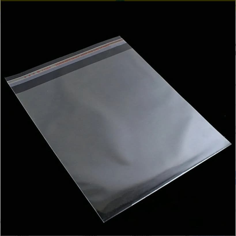 Saco Adesivado Plastico Transparente 9x9 C/100un