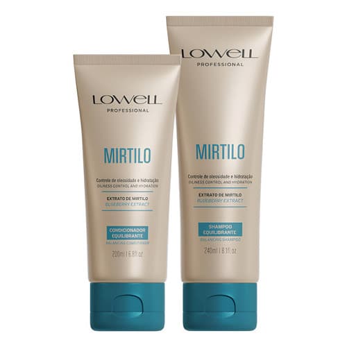 Lowell Shampoo Condicionador Mirtilo Equilibrante Kit Diário