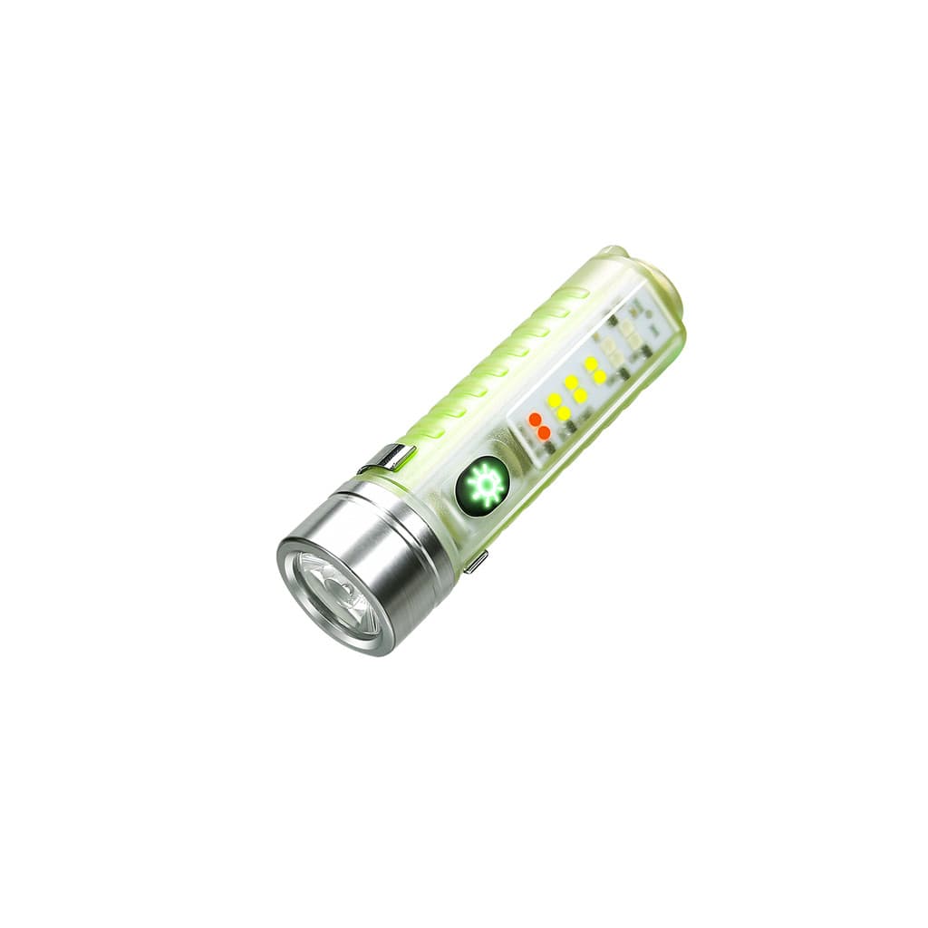 Lanterna Magnética LED Transparente Recarregável USB-C