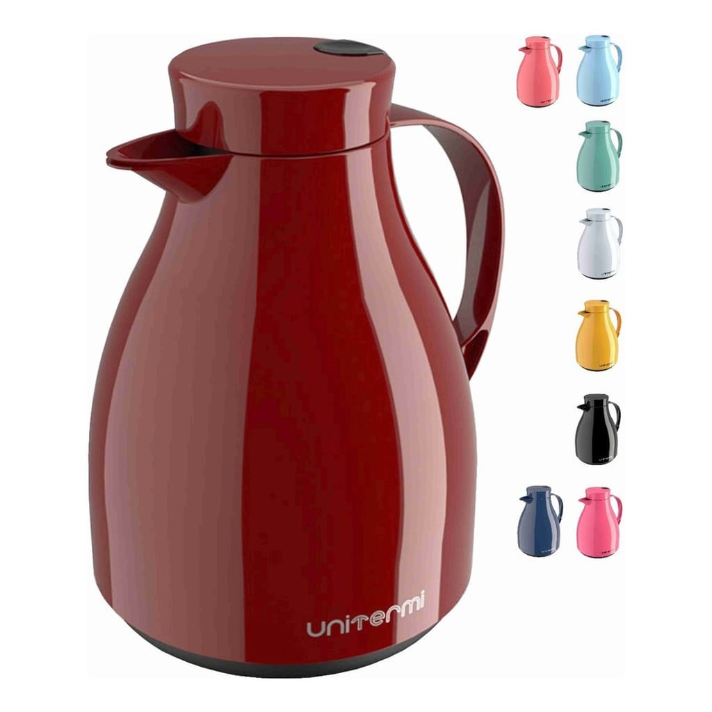 Garrafa Térmica Com Gatilho 1,0l Paris Unitermi Diversas Cores