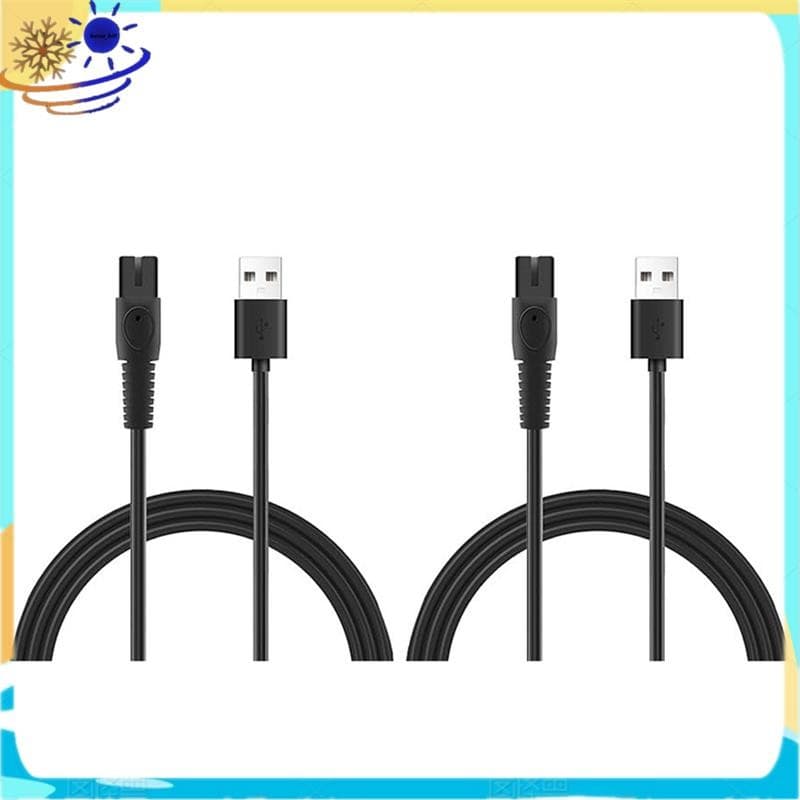 2 Pçs 5V 1A Cabo Carregador De Barbeador USB Para QP2724 QP2834 QP1924 MG9520 Aparador Elétrico