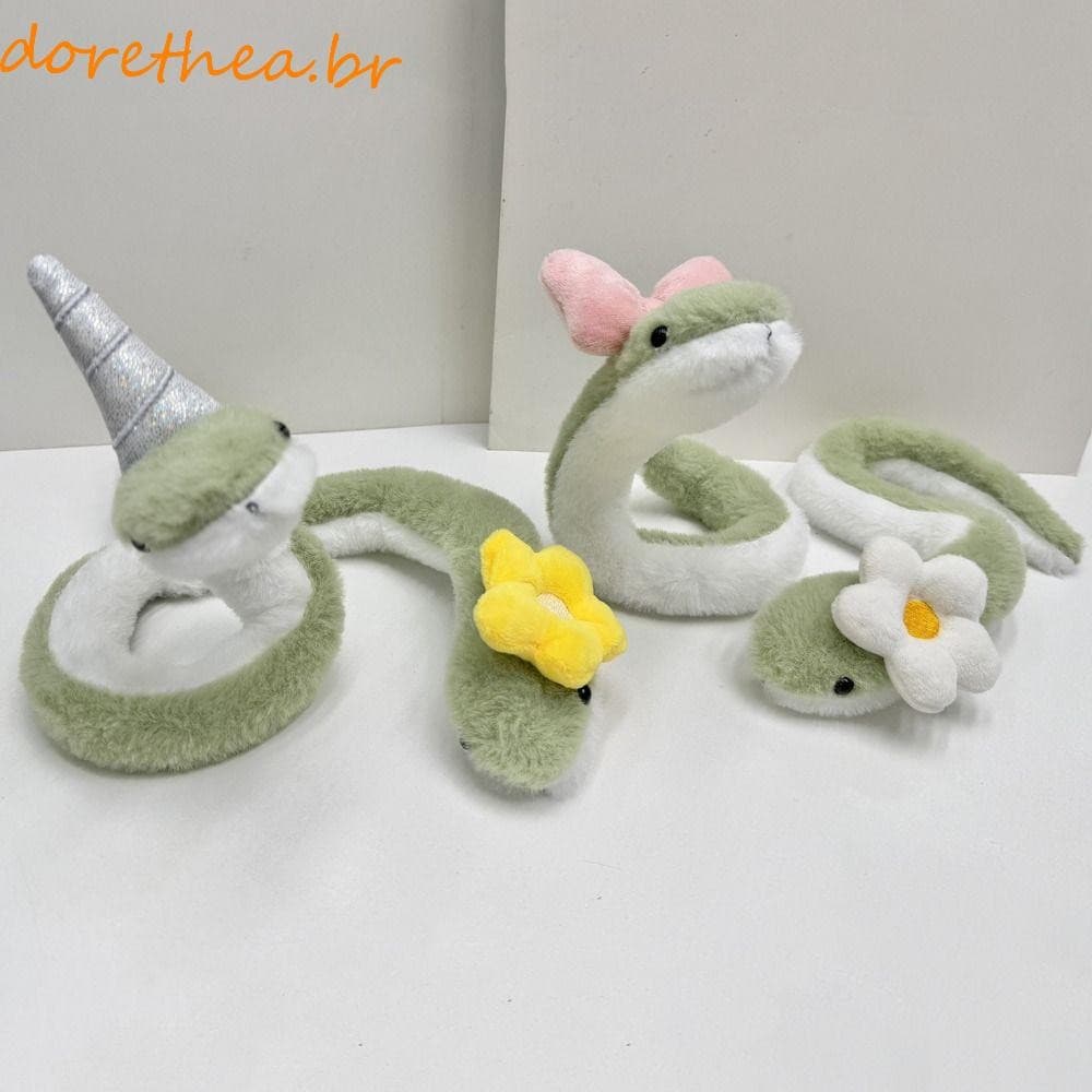 Boneca De Pelúcia De Cobra DORETHEA , Conforto Enrolado Em Torno Do Braço , Ano Da , Brinquedo , Kawaii