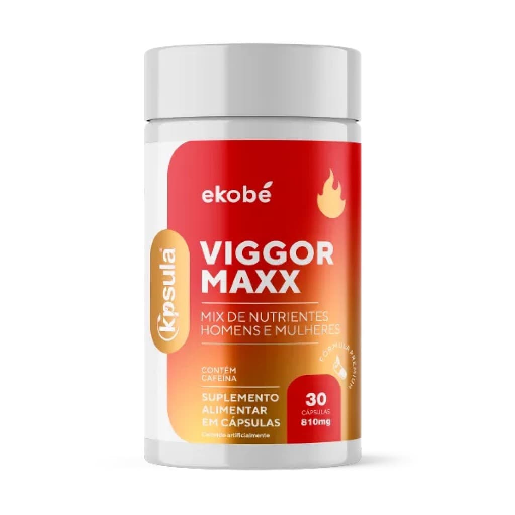Capsula Viggor Maxx Ekobe  30 Caps 810mg 1 Unidade