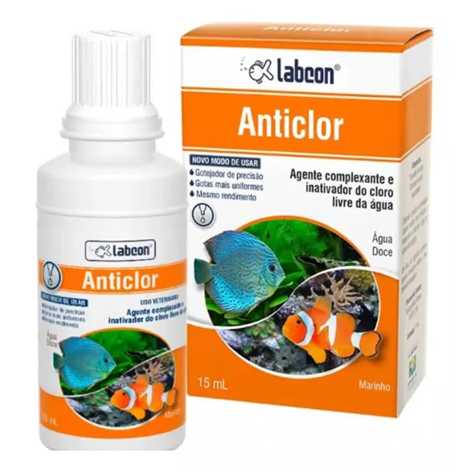 Labcon Anticlor Removedor De Cloro Anticloro Alcon 15ml
