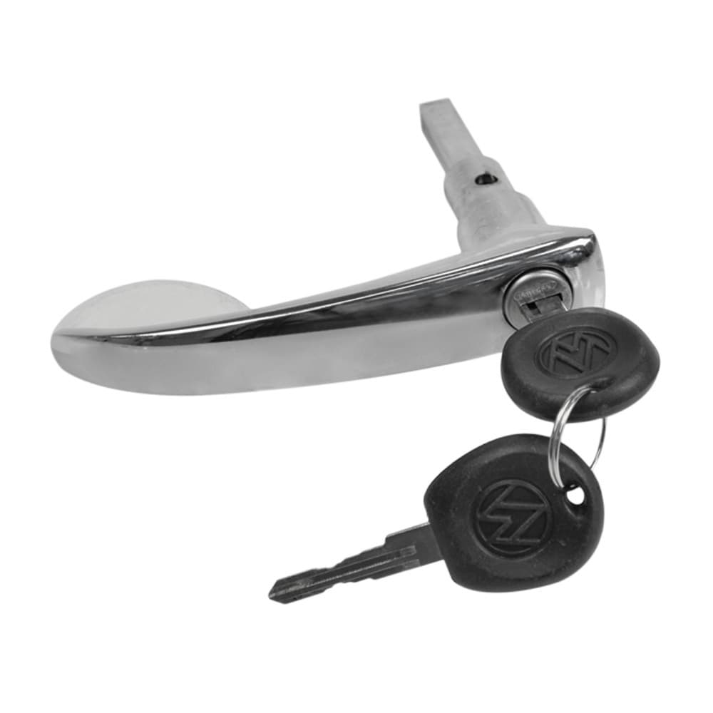 Maçaneta Externa Porta Lateral Kombi Clipper Até 96 Com Chave