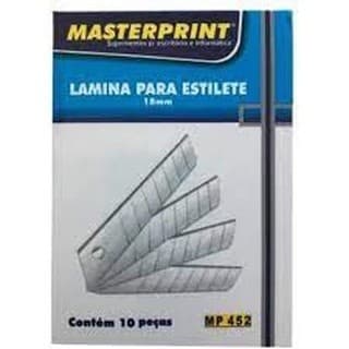 Kit 50 Lâminas Para Estilete 18mm 50 Unidades De Lâminas Masterprint