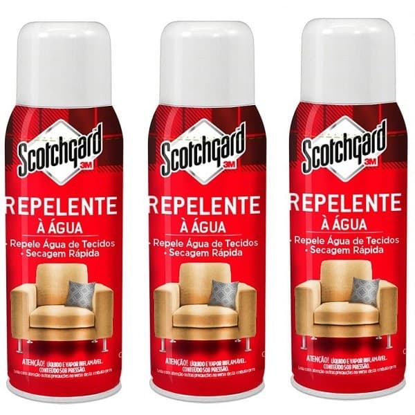 Kit com 3 Scotchgard 3M Repelente a Agua SPRAY 353ML