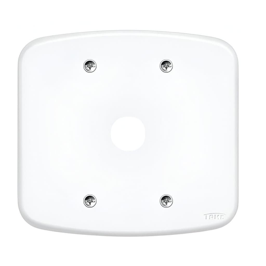Placa 4x4 com furo 14mm fame blanc