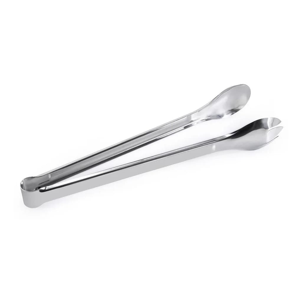 Pinça Pegador De Massas E Saladas Frontal Aço Inox 29cm SQ