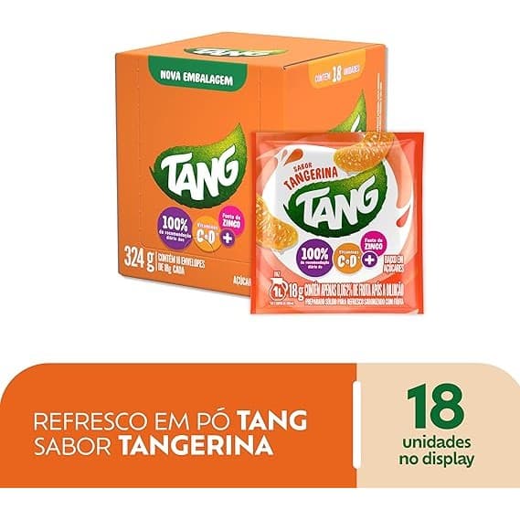 TANG SABOR TANGERINA COM 18 UNIDADES