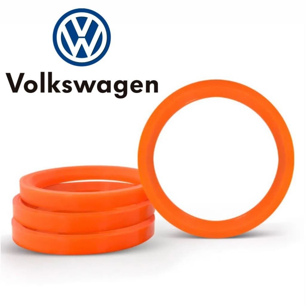 Kit 4 Anel Centralizador Volkswagen De Rodas Esportiva Liga VW Leve 57,10mm