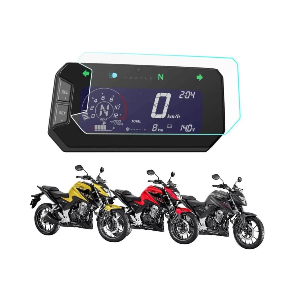 Película Protetora Antirreflexo Painel CB300F/Twister/Sahara