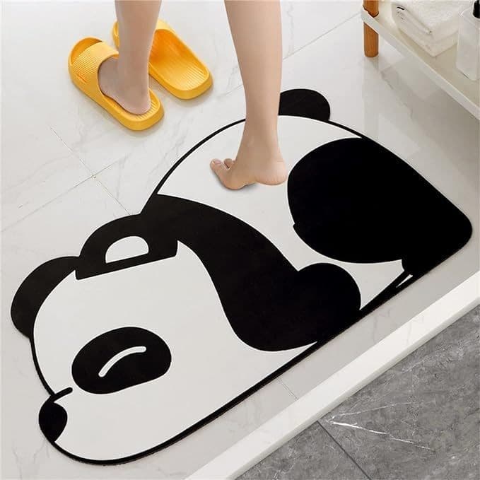 Tapete De Banheiro Seca Rápido Absorvente Antiderrapante Desenhos Animados - Envio 24HRS!