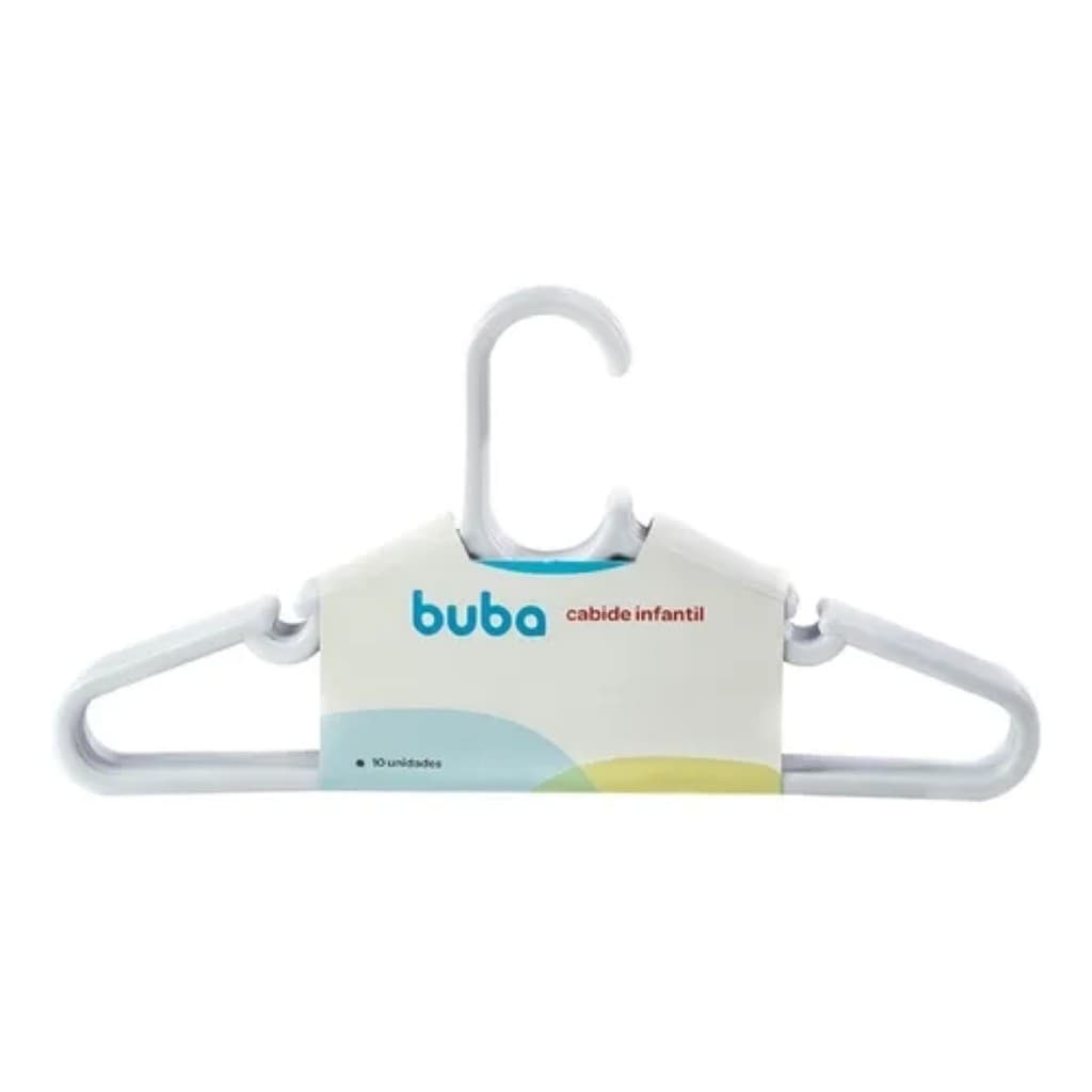 Kit Cabides Infantis Buba Branco com 10 Unidades