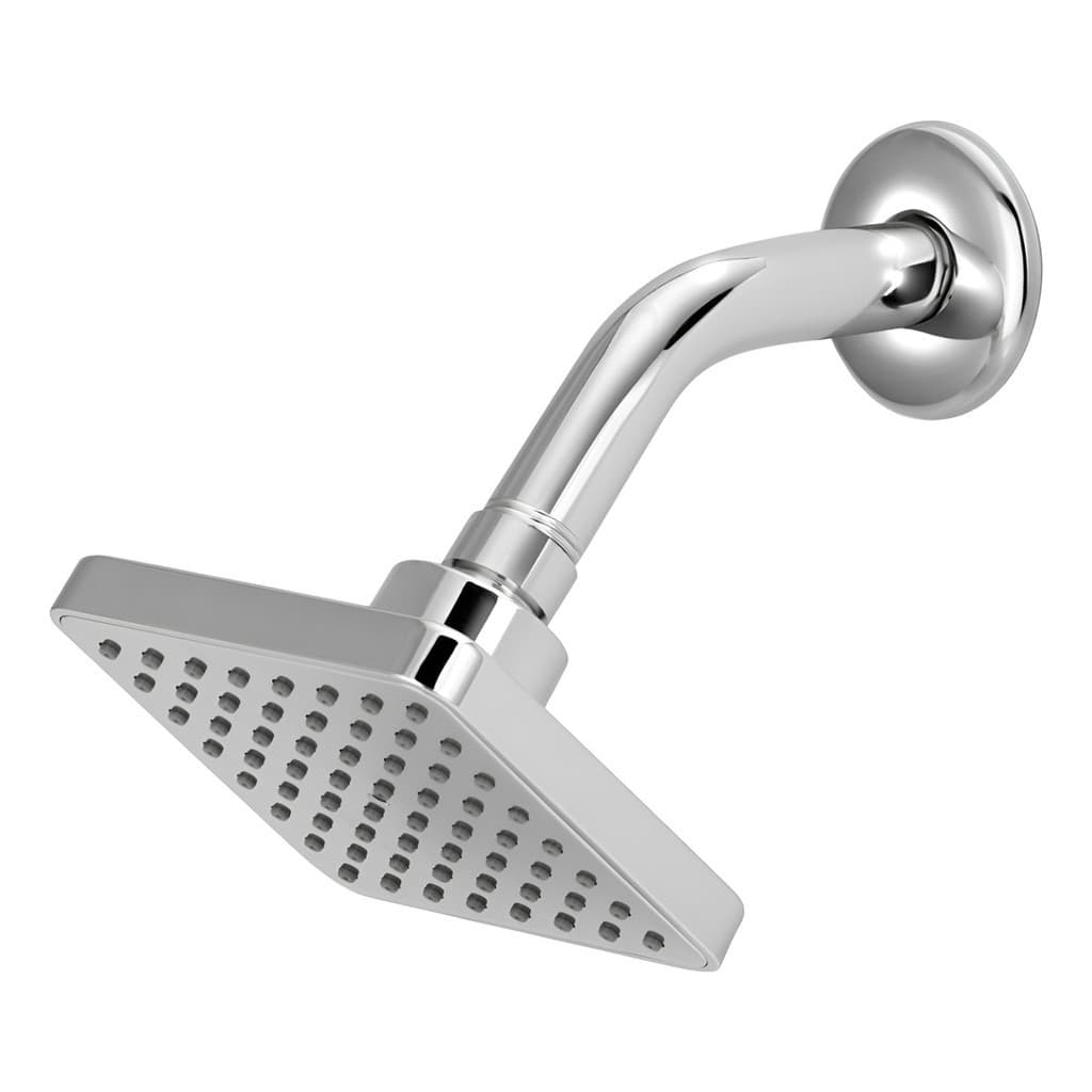 Ducha Chuveiro Flatt Quadrado Articulada Aquecedor Solar Gás