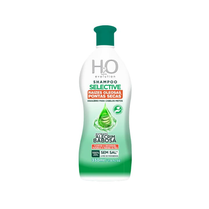 Shampoo Linha Selective - Alecrim e Babosa - H2O Cosméticos