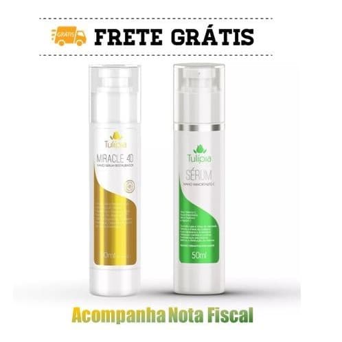 Sérum Miracle 4d + Sérum Immortalité 15% Vitamina C Tulípia