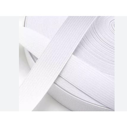 Elástico Cru 25mm de Embutir Caixa Com  1000 Metros Para Roupas Tecidos Acessórios Capas Automotivas