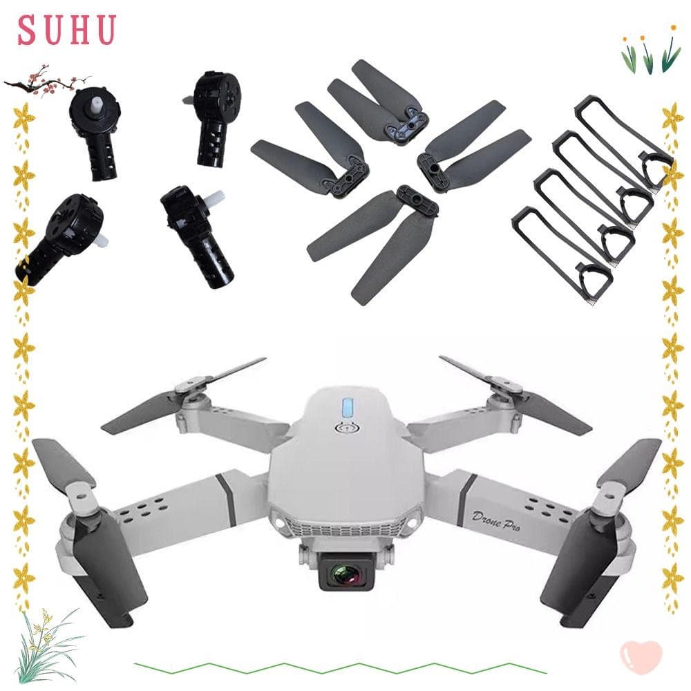 SUHU 4 Peças De Motor , Lâmina De Hélice De Drone RC De Fácil Instalação , Quadricóptero , Amortecedor Para E88 E88Pro