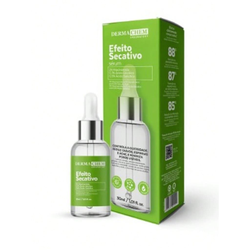 Sérum Anti Acne Efeito Secativo da Pele Skin Care Pele Oleosa 30ml Dermachem