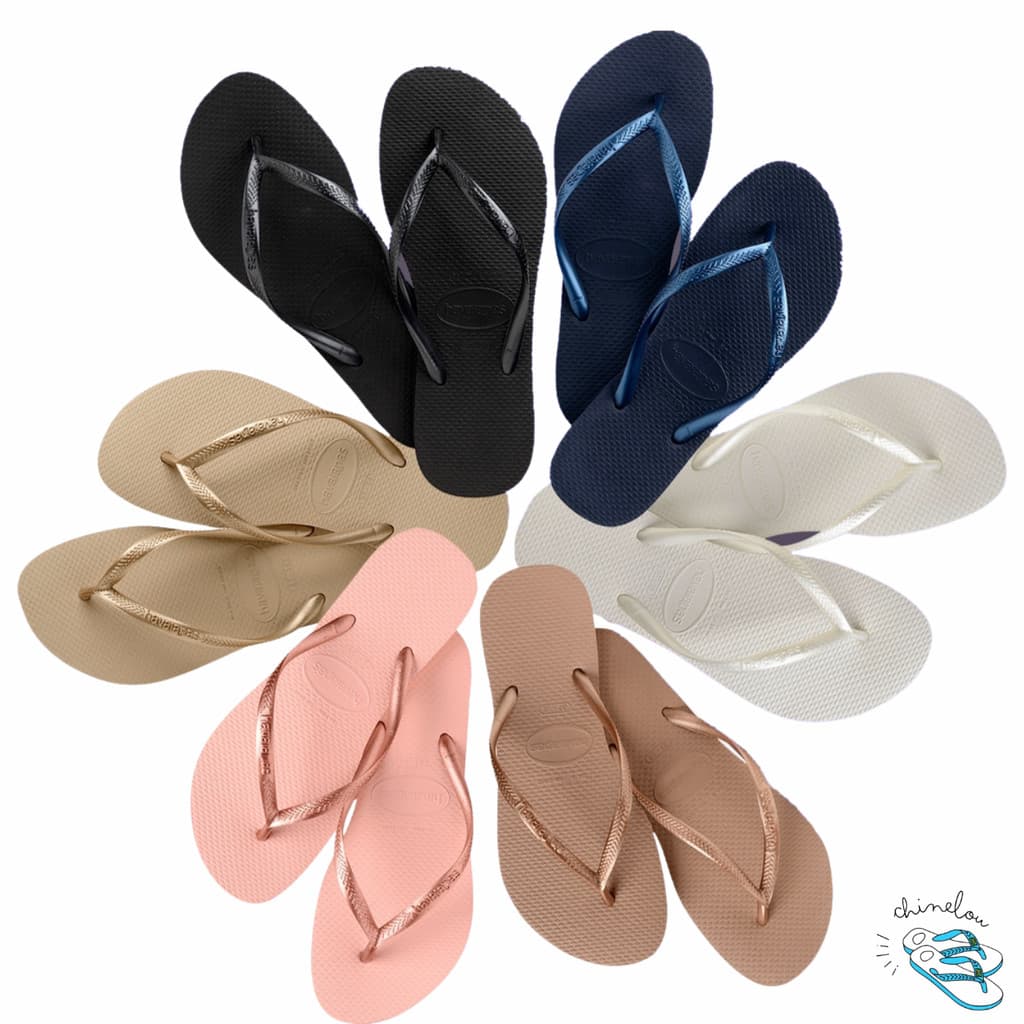 Sandalia Chinelo Havaianas Slim Confortavel Feminina Classica Queridinha Adulto Original