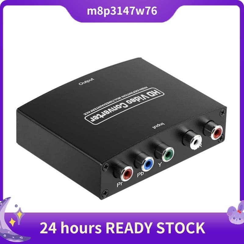 1 Conjunto De Componentes Ypbpr Preto Para HDMI Componente-Compatível Com Conversor HD + L/Raudio