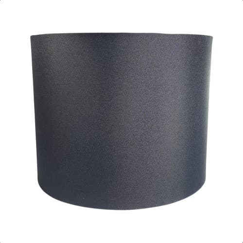 Cúpula Para Abajur Luminária Tecido Algodão Cor Preto Medidas 25x25x20 Cm