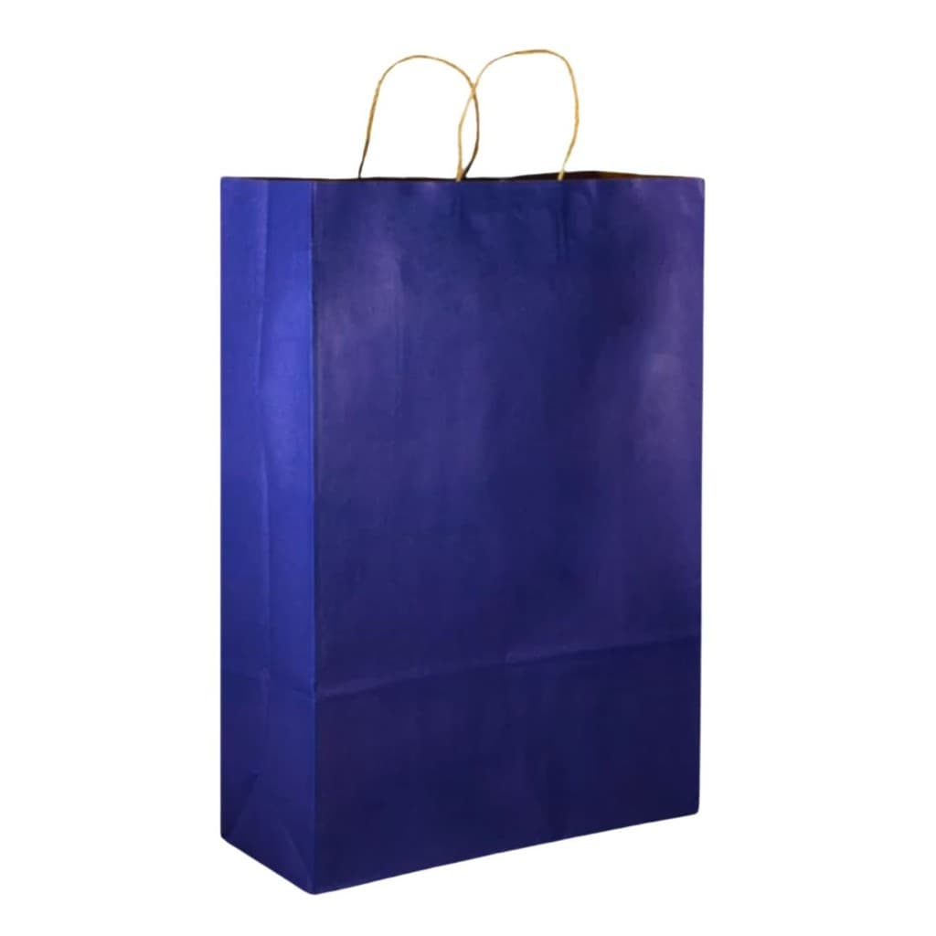 Sacola Kraft Papel Colorida 100 Unidades Tamanho M Bolsa
