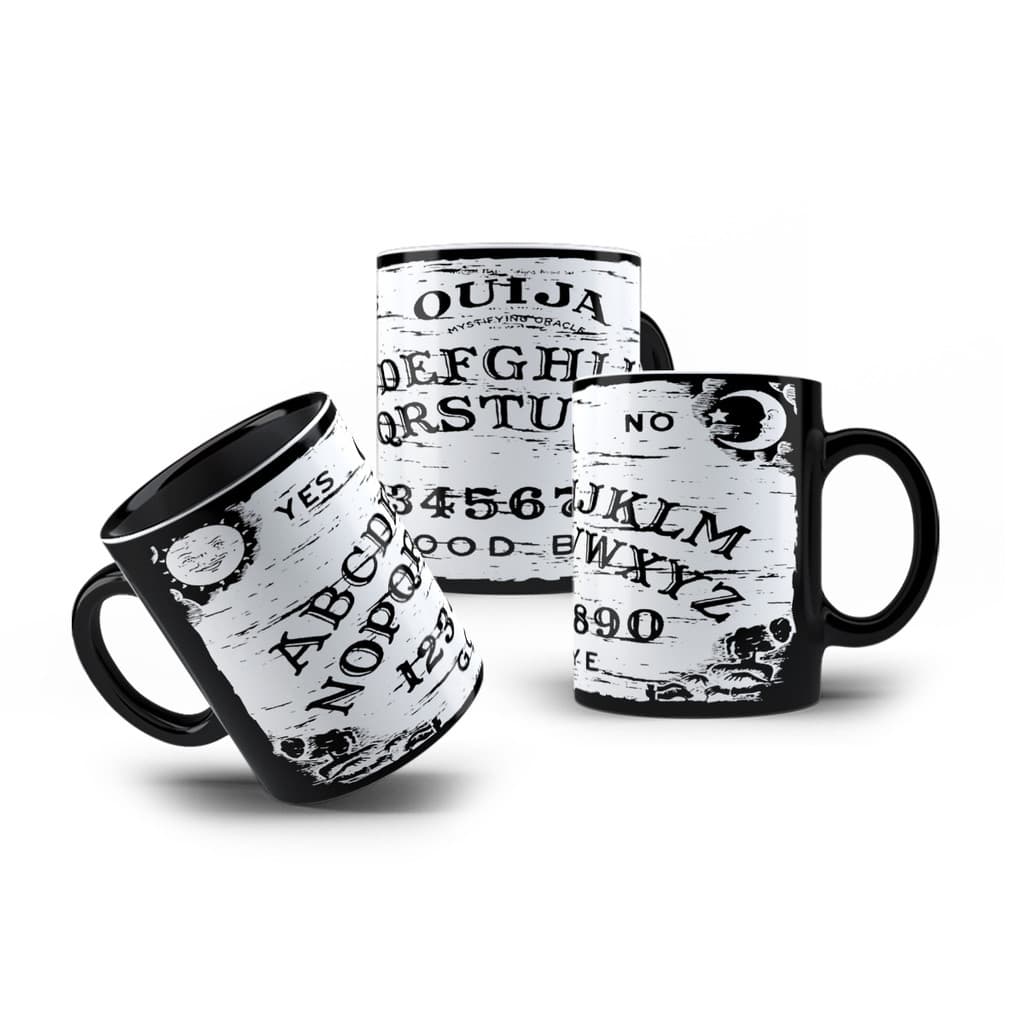 Caneca de Porcelana Tabuleiro Tábua Jogo UOIJA Invocação
