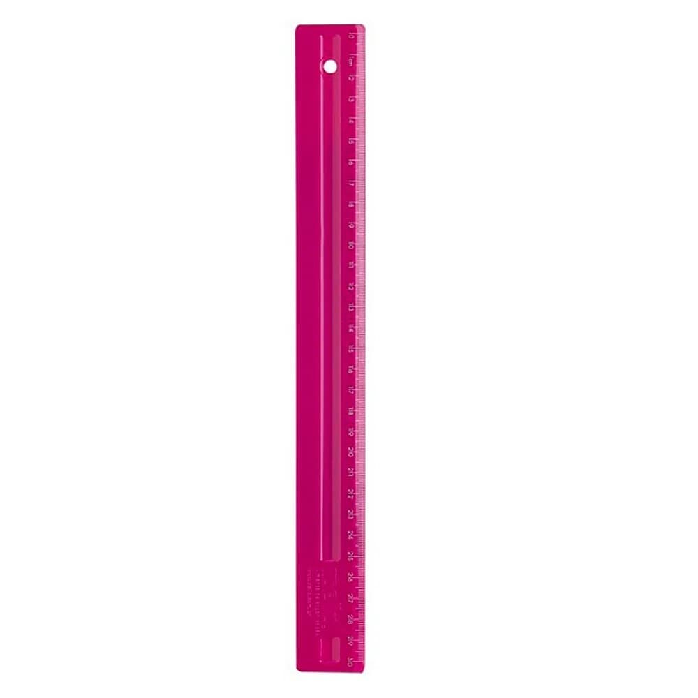 Régua Dello Pop 30 Centímetros Pink