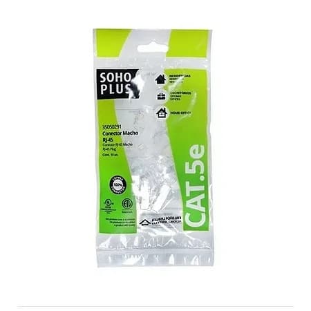 Conector Rj45 Cat5e Furukawa Sohoplus 10 unid