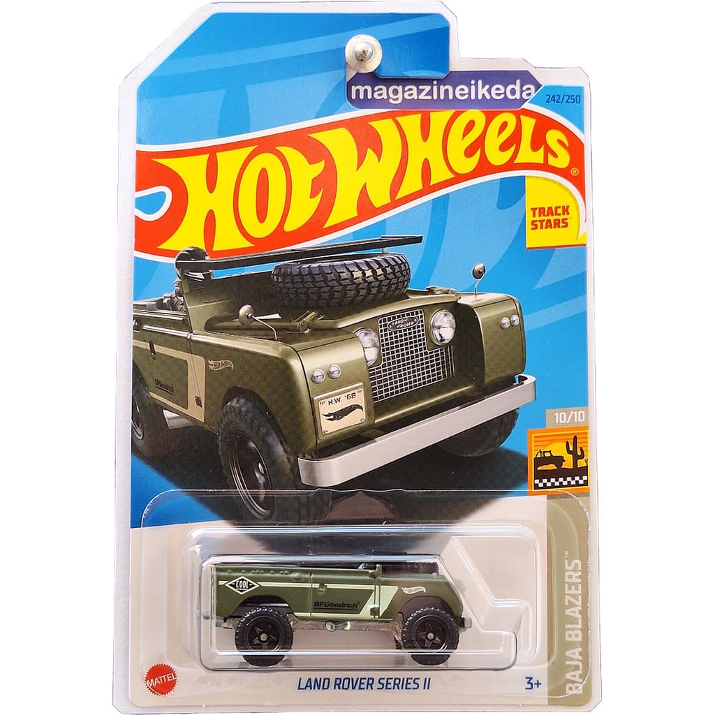 Pickup Hot Wheels LAND ROVER SERIES II HKG65 Verde BAJA BLAZERS