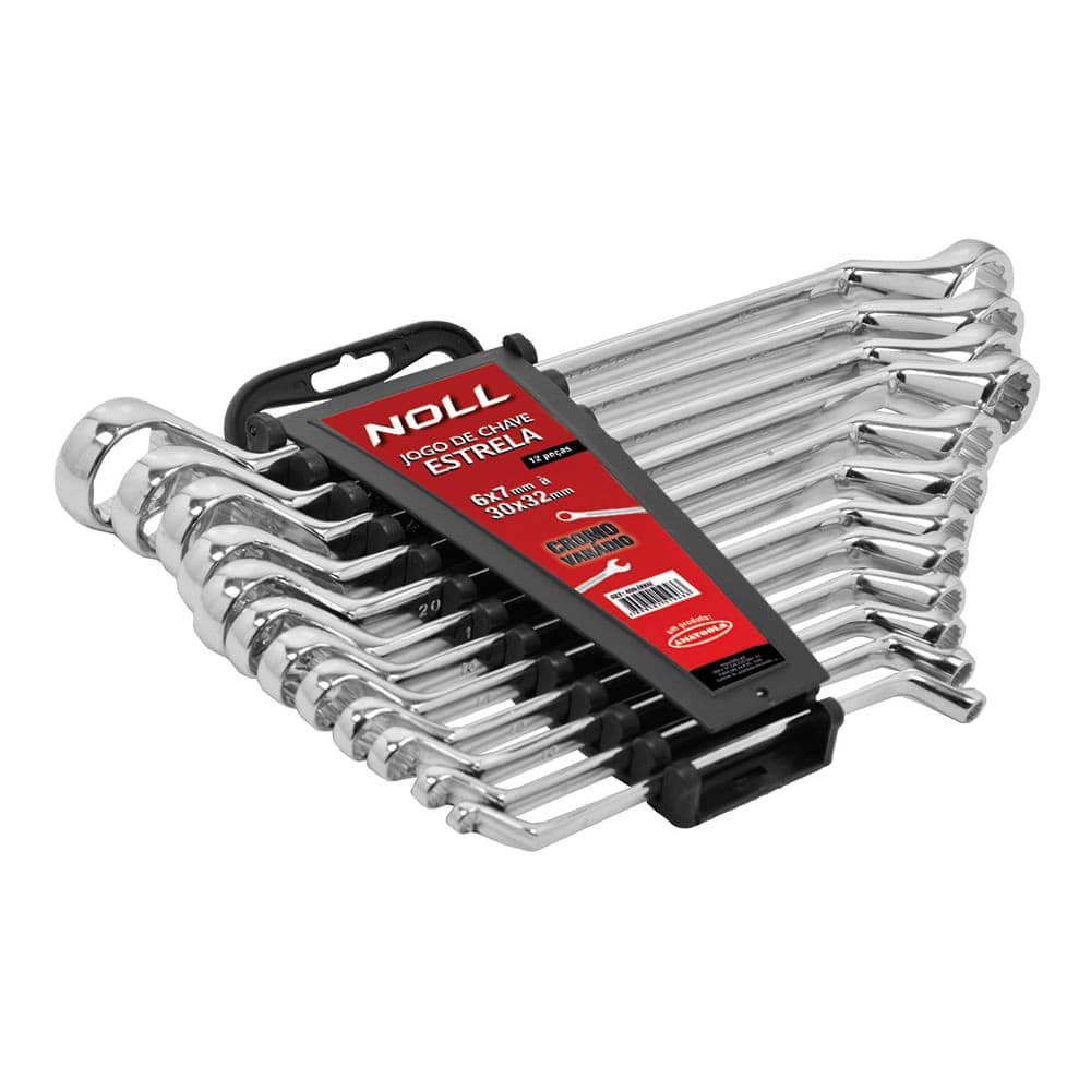 Jogo de Chave Estrela 6mm a 22mm com 8 Peças Noll 409,0001