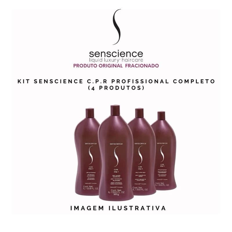 Senscience CPR – Kit Profissional com 4 Produtos de 1L